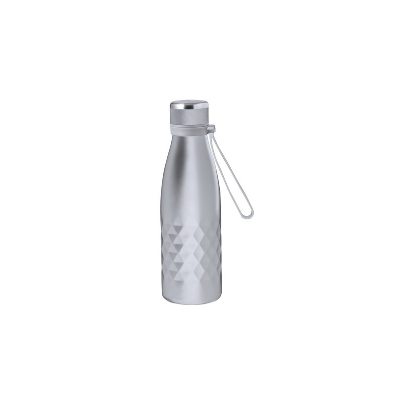 Bouteille Isotherme Thermique Éco-responsable 550 ml Hexor Matières : acier inoxydable Couleurs : blanc personnalisation rapide 