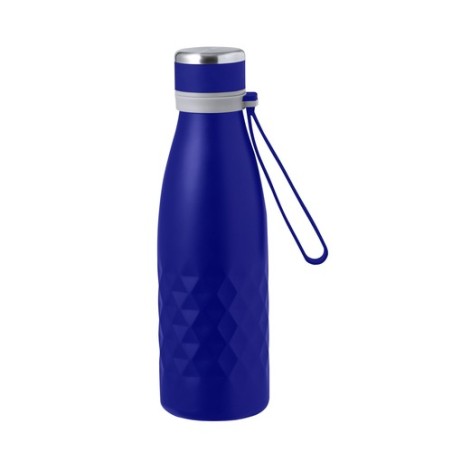 Bouteille Isotherme Thermique Éco-responsable 550 ml Hexor Matières : acier inoxydable Couleurs : bleu cadeau entreprise pas che