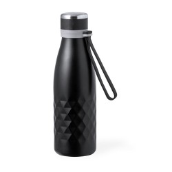 Bouteille Isotherme Thermique Éco-responsable 550 ml Hexor Matières : acier inoxydable Couleurs : bleu goodies entreprise design