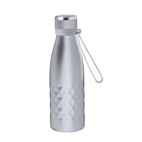 Bouteille Isotherme Thermique Éco-responsable 550 ml Hexor Matières : acier inoxydable Couleurs : bleu objet publicitaire robust