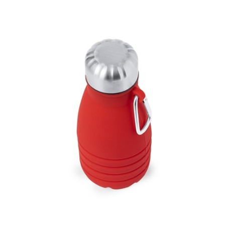 Bidon Éco-responsable et Personnalisé Pliable Fael Matières : silicone Couleurs : blanc objet publicitaire robuste