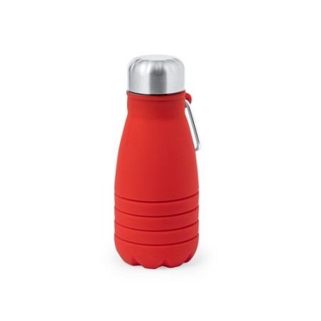 Bidon Éco-responsable et Personnalisé Pliable Fael Matières : silicone Couleurs : noir goodies publicitaire durable