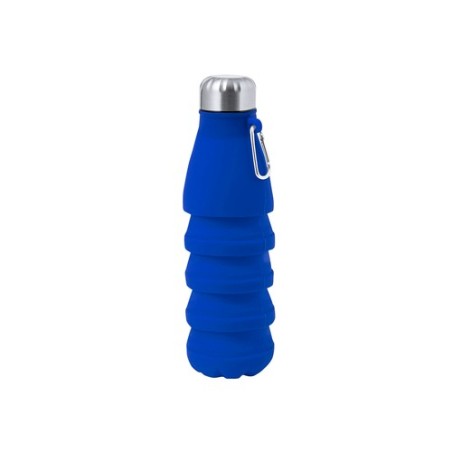 Bidon Éco-responsable et Personnalisé Pliable Fael Matières : silicone Couleurs : bleu cadeau client original