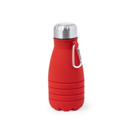 Bidon Éco-responsable et Personnalisé Pliable Fael Matières : silicone Couleurs : bleu personnalisation sur mesure