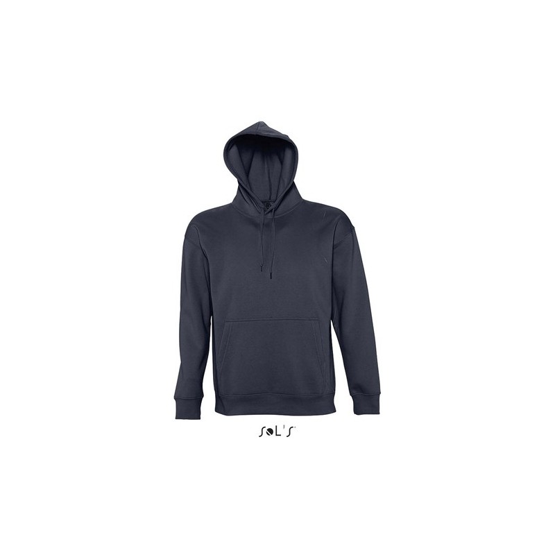 Sweat Capuche Éco-responsable et Personnalisable | SLAM Matières : coton Taille textile : XXL Couleurs : bleu marine personnalis