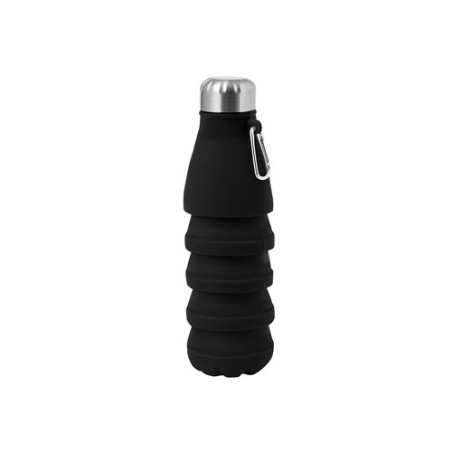Bidon Éco-responsable et Personnalisé Pliable Fael Matières : silicone Couleurs : rouge livraison express 24h 48h