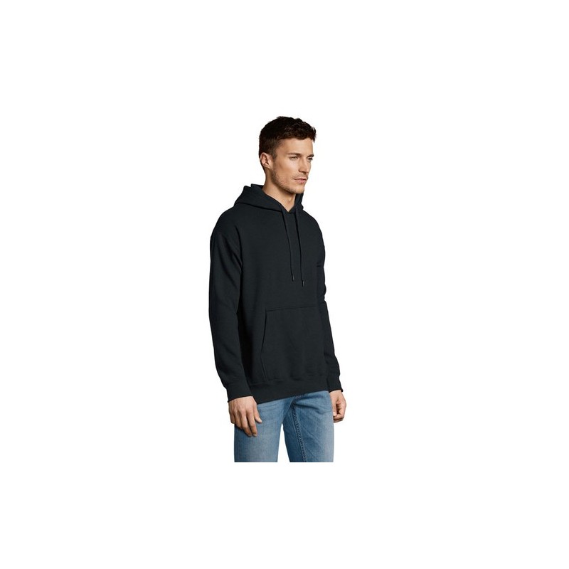 Sweat Capuche Éco-responsable et Personnalisable | SLAM Matières : coton Taille textile : XXL Couleurs : bleu marine cadeau coll