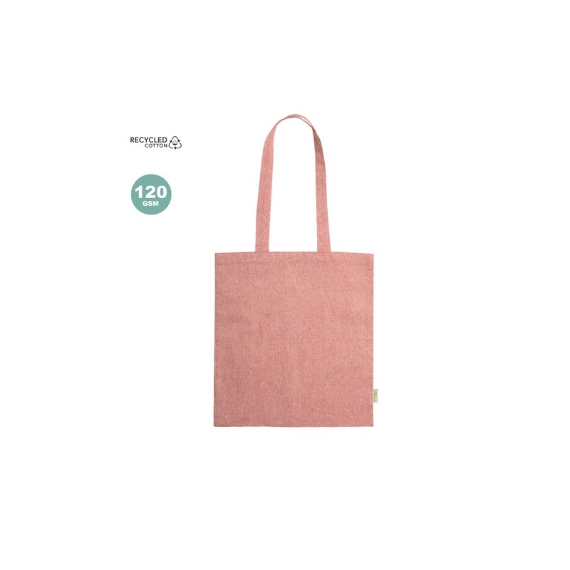 Sac Shopping Éco-responsable Pratique Personnalisé Graket Matières : coton recyclé Couleurs : rouge accessoire événementiel uniq