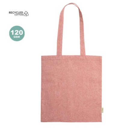 Sac Shopping Éco-responsable Pratique Personnalisé Graket Matières : coton recyclé Couleurs : rouge accessoire événementiel uniq
