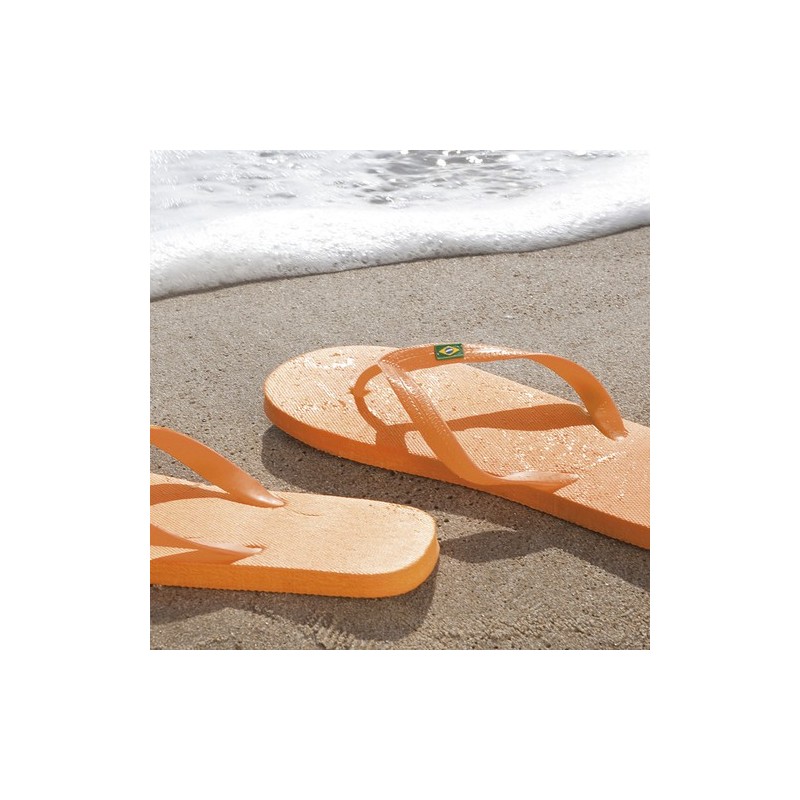 Tongs Confortables et Stylées Brasileira Personnalisées goodies entreprise design
