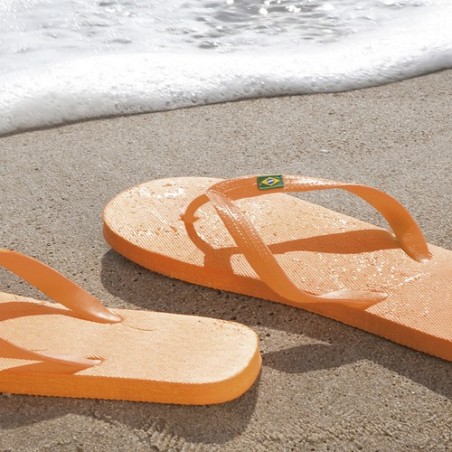 Tongs Confortables et Stylées Brasileira Personnalisées goodies entreprise design