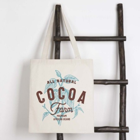 Sac Shopping Résistant en Coton Personnalisé pas cher - Ponkal Matières : coton impression haute définition