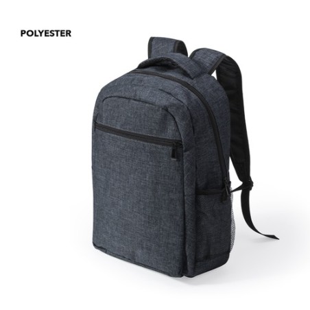 Sac à Dos Personnalisé Économique - Idéal pour les Professionnels Verbel Matières : polyester Couleurs : gris marquage laser ult