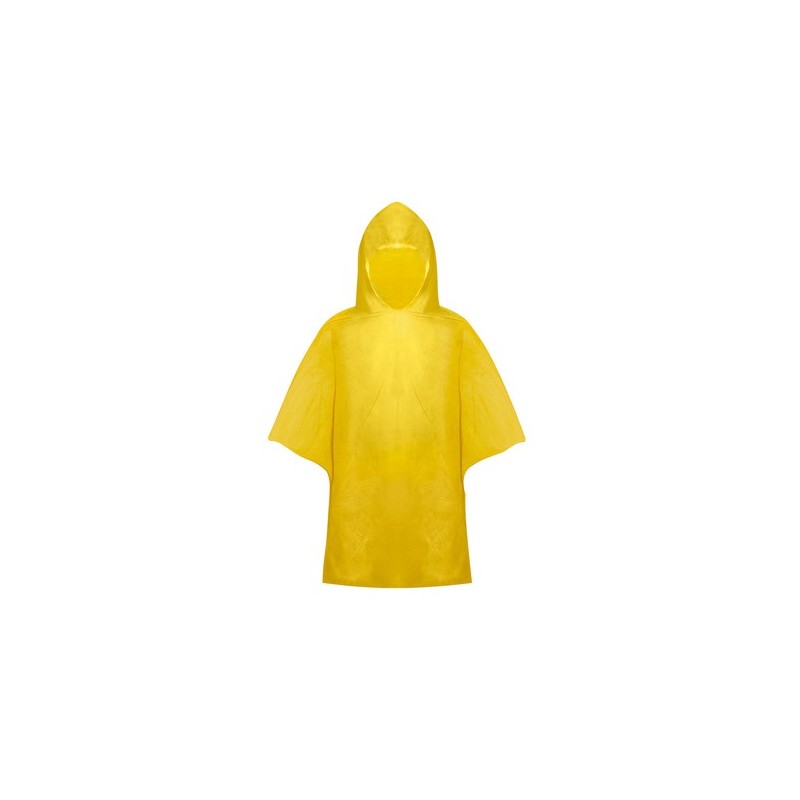 Poncho Imperméable Personnalisé pour Enfant - Teo Matières : PVC Couleurs : rouge marquage couleur éclatante