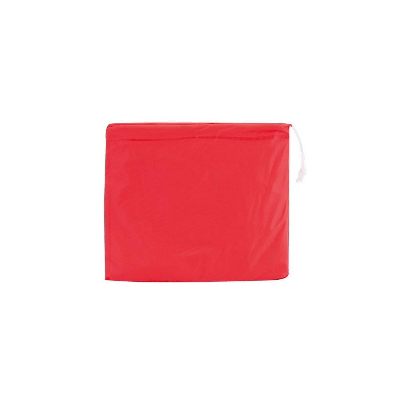 Poncho Imperméable Personnalisé pour Enfant - Teo Matières : PVC Couleurs : rouge cadeau entreprise pas cher