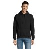 Sweat Capuche Éco-responsable et Personnalisable | SLAM Matières : coton Taille textile : M Couleurs : noir marquage couleur écl