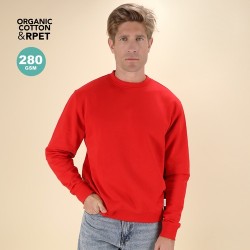 Sweat-Shirt Personnalisé Adulte Skelton pas cher Matières : coton organique Taille textile : XS Couleurs : rouge cadeau entrepri 2