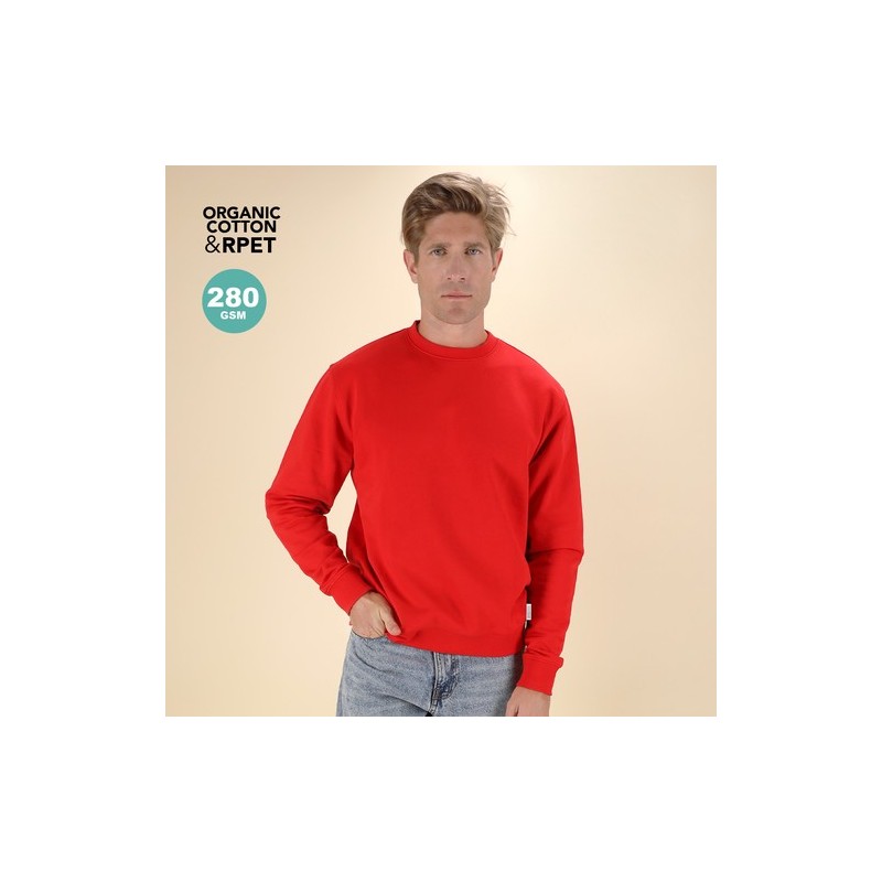Sweat-Shirt Personnalisé Adulte Skelton pas cher Matières : coton organique Taille textile : XS Couleurs : rouge accessoire évén