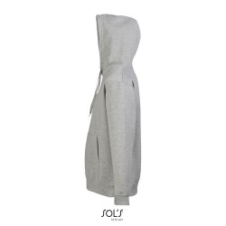 Sweat Capuche Éco-responsable et Personnalisable | SLAM Matières : coton Taille textile : S Couleurs : gris chiné cadeau entrepr