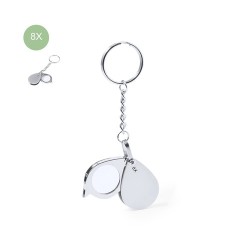 Loupe Porte-Clés 8X de Grossissement Optimal - Kitins Matières : métal Couleurs : argenté 2