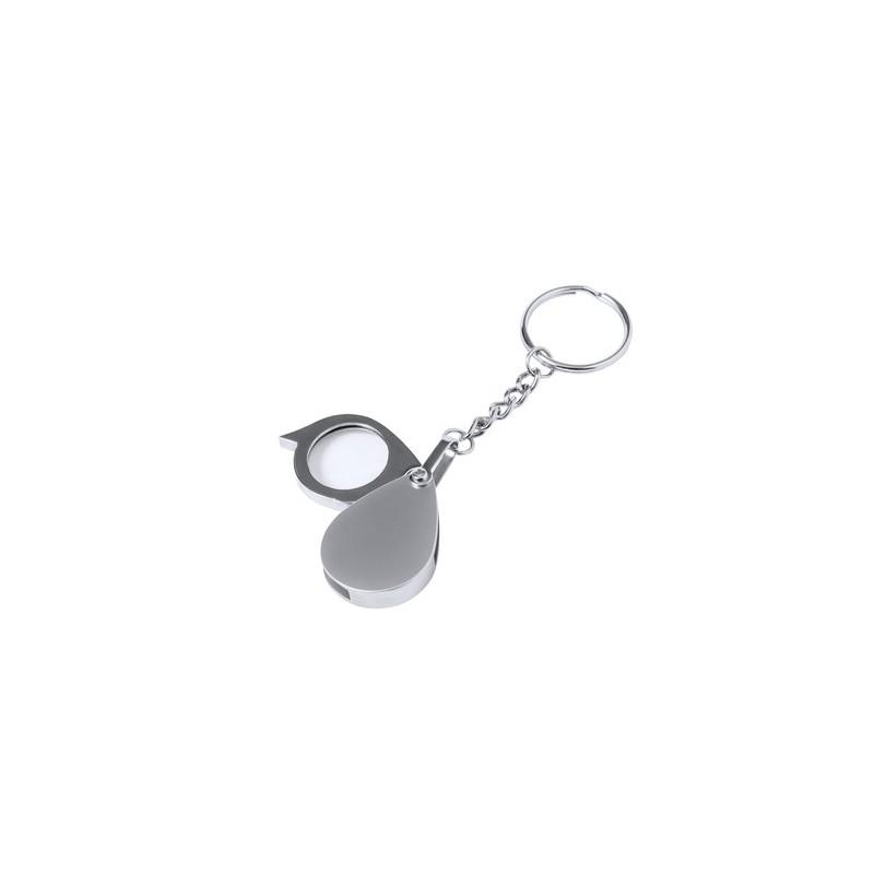 Loupe Porte-Clés 8X de Grossissement Optimal - Kitins Matières : métal Couleurs : argenté goodies publicitaire événementiel