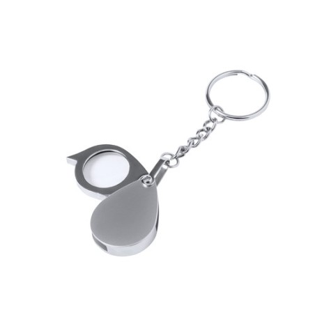 Loupe Porte-Clés 8X de Grossissement Optimal - Kitins Matières : métal Couleurs : argenté goodies publicitaire événementiel