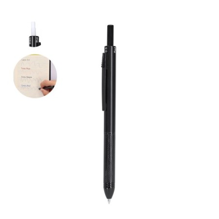 Stylo portemine multicolore personnalisé Tidio pas cher Matières : aluminium Couleurs : noir personnalisable avec votre logo