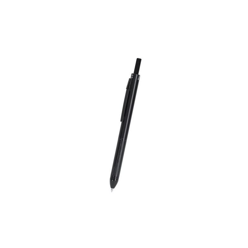 Stylo portemine multicolore personnalisé Tidio pas cher Matières : aluminium Couleurs : noir cadeau entreprise pas cher