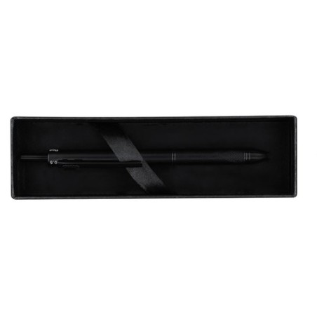Stylo portemine multicolore personnalisé Tidio pas cher Matières : aluminium Couleurs : noir goodies publicitaire événementiel