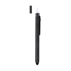 Stylo portemine multicolore personnalisé Tidio pas cher Matières : aluminium Couleurs : noir marquage laser ultra précis