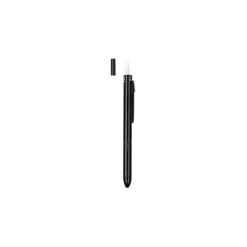 Stylo portemine multicolore personnalisé Tidio pas cher Matières : aluminium Couleurs : noir marquage laser ultra précis