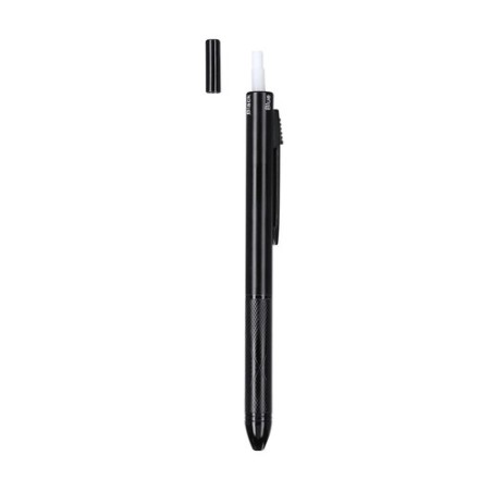 Stylo portemine multicolore personnalisé Tidio pas cher Matières : aluminium Couleurs : noir marquage laser ultra précis