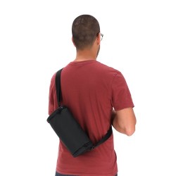 Sac personnalisé pas cher Koket Matières : PU Couleurs : noir goodies publicitaire événementiel
