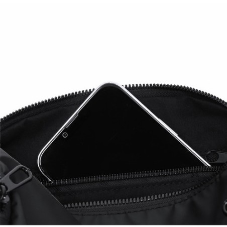 Sac personnalisé pas cher Koket Matières : PU Couleurs : noir marquage laser ultra précis