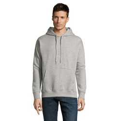 Sweat Capuche Éco-responsable et Personnalisable | SLAM Matières : coton Taille textile : L Couleurs : gris chiné livraison expr