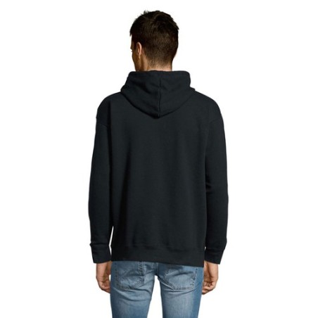 Sweat Capuche Éco-responsable et Personnalisable | SLAM Matières : coton Taille textile : XL Couleurs : bleu marine accessoire é