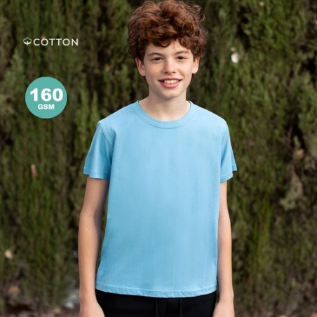 T-Shirt Enfant Confortable et Stylé Personnalisé Seiyo Matières : coton Taille textile : 6/8 ans Couleurs : gris objet promo pet