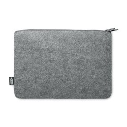 Sacoche d'ordinateur  en RPET personnalisée - TOPLO Matières : PET recyclé Couleurs : gris marquage laser ultra précis