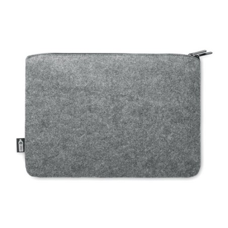 Sacoche d'ordinateur  en RPET personnalisée - TOPLO Matières : PET recyclé Couleurs : gris marquage laser ultra précis