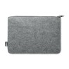 Sacoche d'ordinateur  en RPET personnalisée - TOPLO Matières : PET recyclé Couleurs : gris marquage laser ultra précis