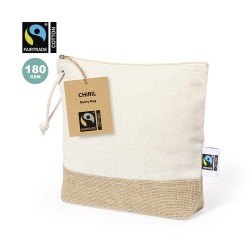 Trousse de Toilette Éco-responsable Personnalisée à Prix Abordable - Nécessaire Chiril Fairtrade Matières : coton