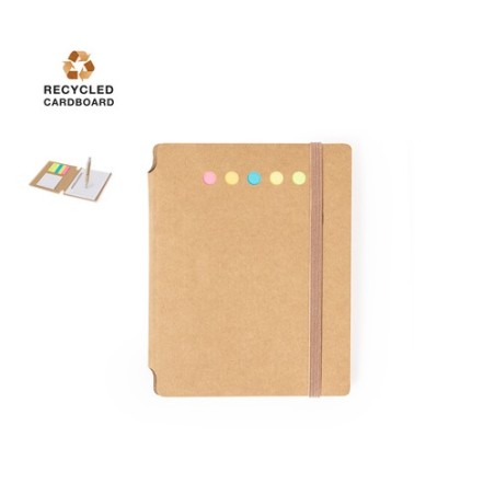 Bloc Notes Éco-responsable Personnalisé pas cher Wombax Matières : carton recyclé