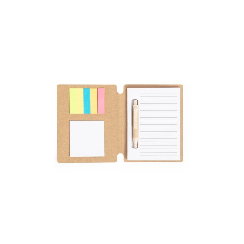 Bloc Notes Éco-responsable Personnalisé pas cher Wombax Matières : carton recyclé personnalisable avec votre logo