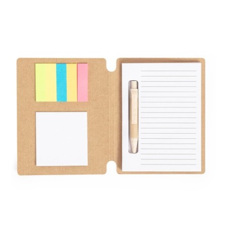 Bloc Notes Éco-responsable Personnalisé pas cher Wombax Matières : carton recyclé personnalisable avec votre logo