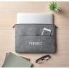 Sacoche d'ordinateur  en RPET personnalisée - TOPLO Matières : PET recyclé Couleurs : gris livraison express 24h 48h
