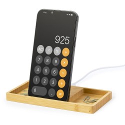 Chargeur Éco-responsable et Design Personnalisé Organiseur Treit Matières : bambou cadeau entreprise pas cher