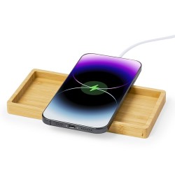 Chargeur Éco-responsable et Design Personnalisé Organiseur Treit Matières : bambou impression haute définition