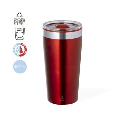 Mug Isotherme Thermique Personnalisé Dione Matières : polypropylène (PP) Couleurs : rouge 2