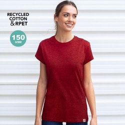 T-Shirt Éco-responsable Personnalisé et Stylé pour Femme Bandul pas cher Matières : coton recyclé Taille textile : XL Couleurs : 2