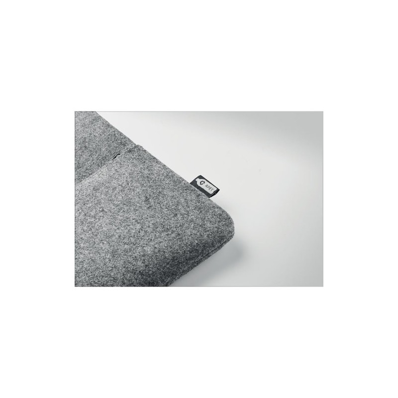Sacoche d'ordinateur  en RPET personnalisée - TOPLO Matières : PET recyclé Couleurs : gris cadeau collaborateur premium